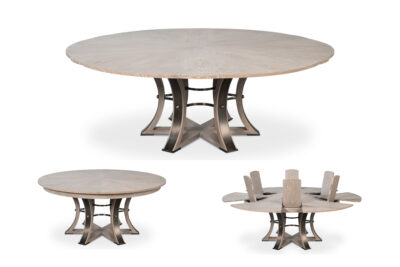 Jupe Table Gray Blue Moonskin Finish