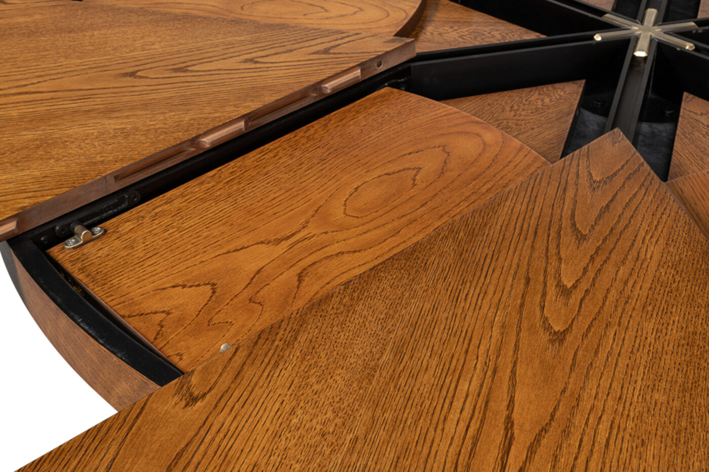 Medium Casual Jupe Table with Traditional Golden Oak Finish - Image 4