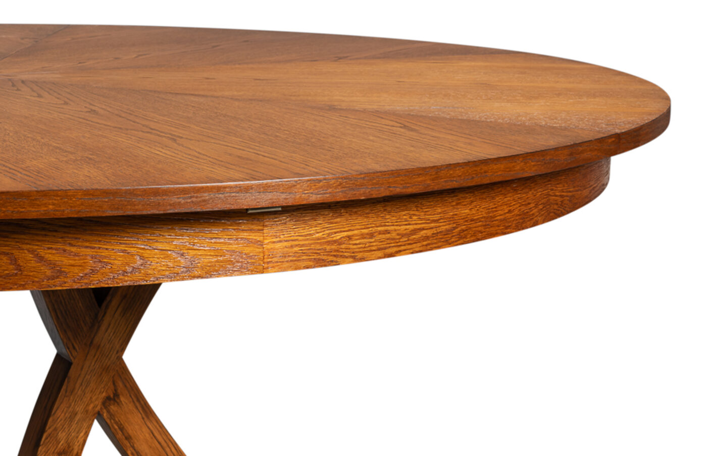 Medium Casual Jupe Table with Traditional Golden Oak Finish - Image 17