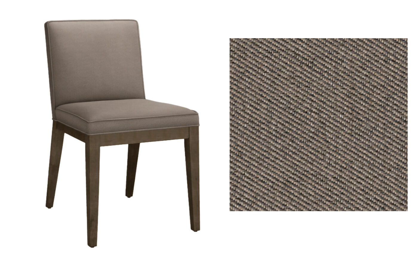 Walnut Parson Dining Chair, Customizable American Made Dining Chairs - Image 7