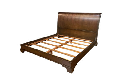 Sleigh bed by Leighton Hall furniture