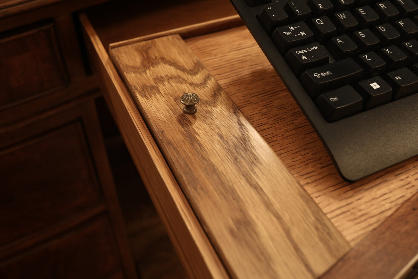 Kidney Shaped Desk with Optional Monitor Lift - Image 12