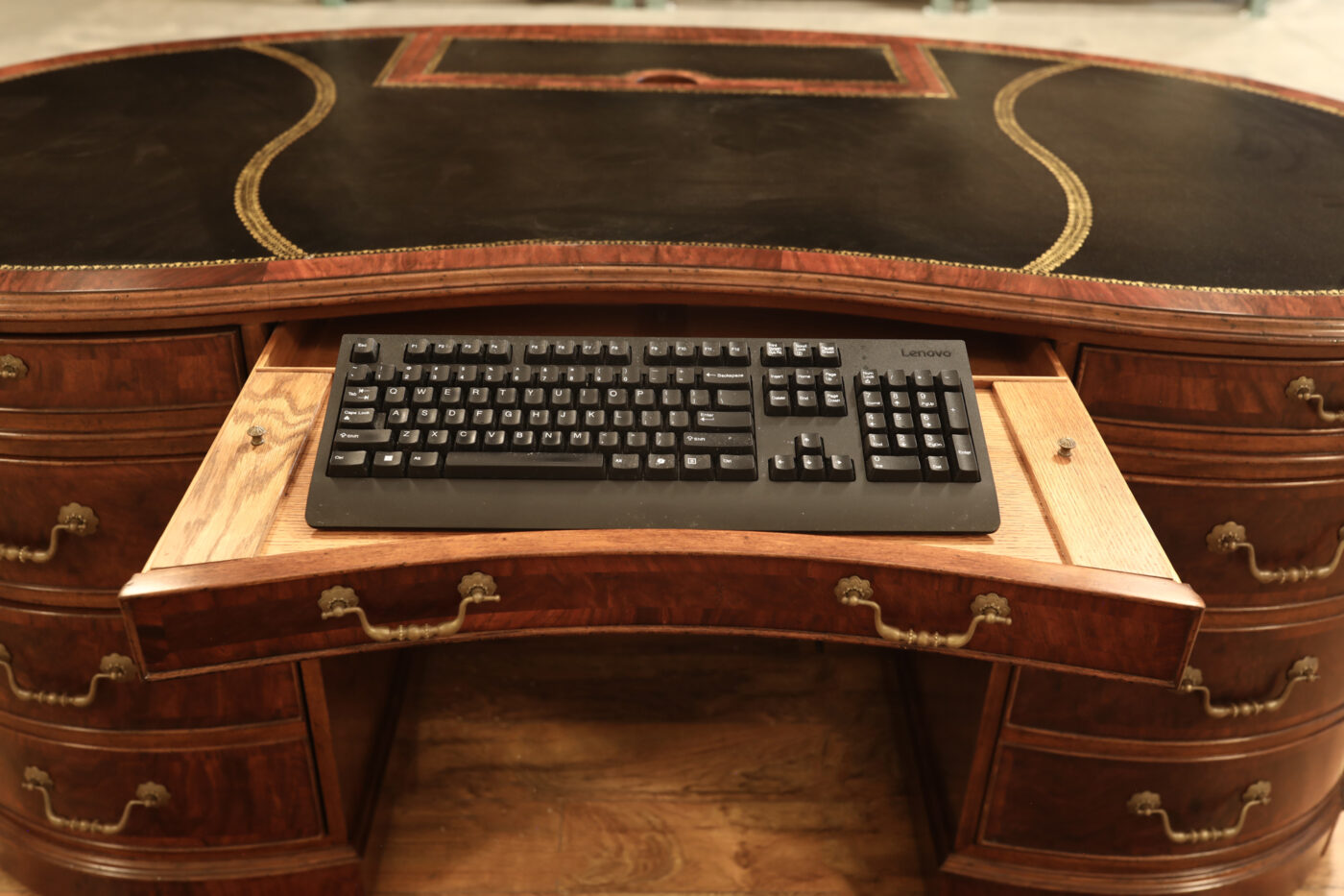 Kidney Shaped Desk with Optional Monitor Lift - Image 10