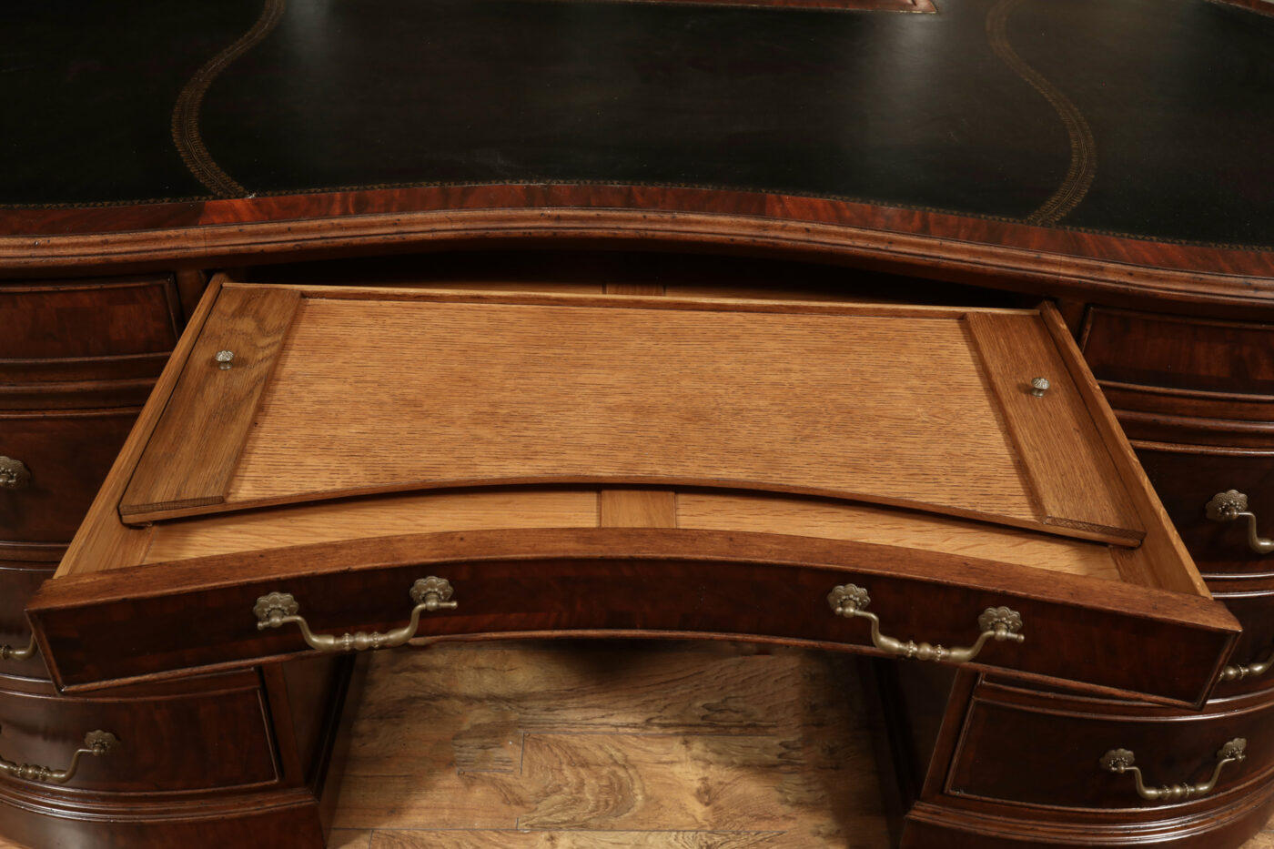 Kidney Shaped Desk with Optional Monitor Lift - Image 9