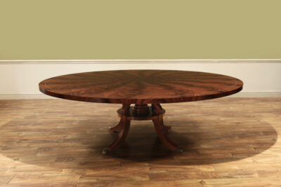 90 inch Round Mahogany Pedestal table