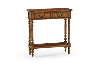Small Narrow Walnut Console Table 493143-WCD