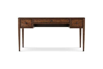 Walnut Tilbury Sideboard Brass Inlay, Pulls, Leg Caps and Details. Seats 6 People