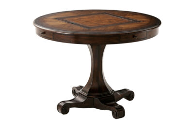 RoundRusticGameTable