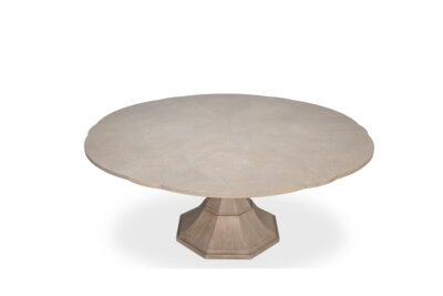 Jupe Dining Table With Marquetry Top And Octagonal Base