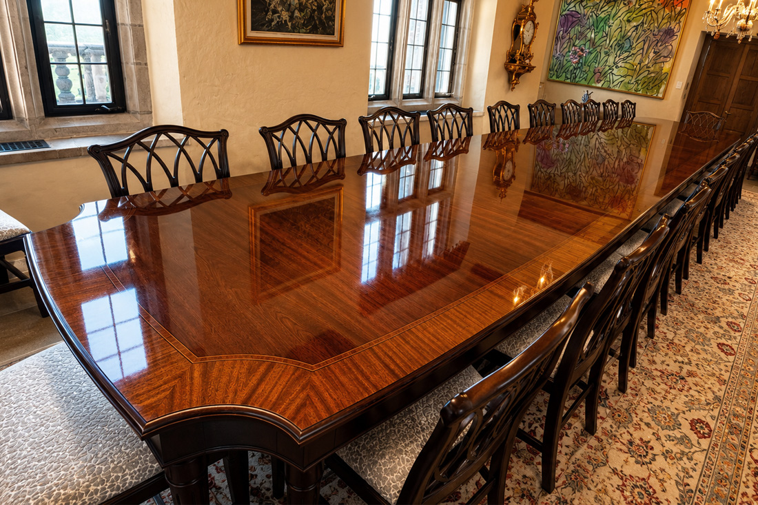 Custom-mahogany-dining-table