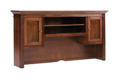 Solid Cherry Hutch for American Made Stennis Desks & Credenzas